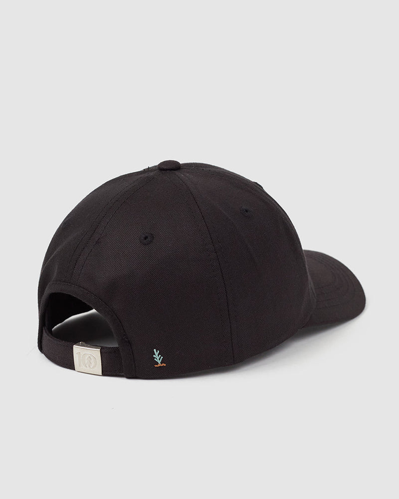 Black-Adjustable-Graphic-Baseball-Cap