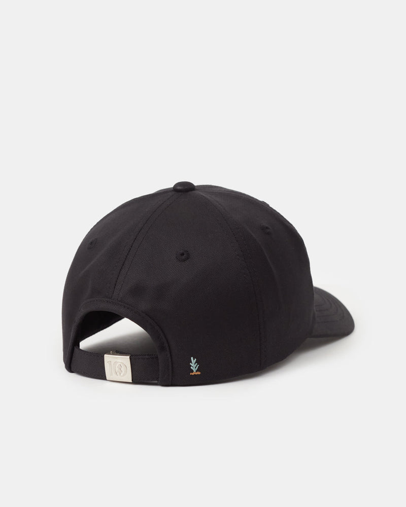 Black-Adjustable-Graphic-Baseball-Cap