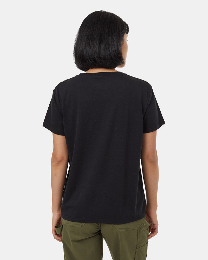 Black-Crew-Neck-Graphic-Shortsleeve-T-Shirt