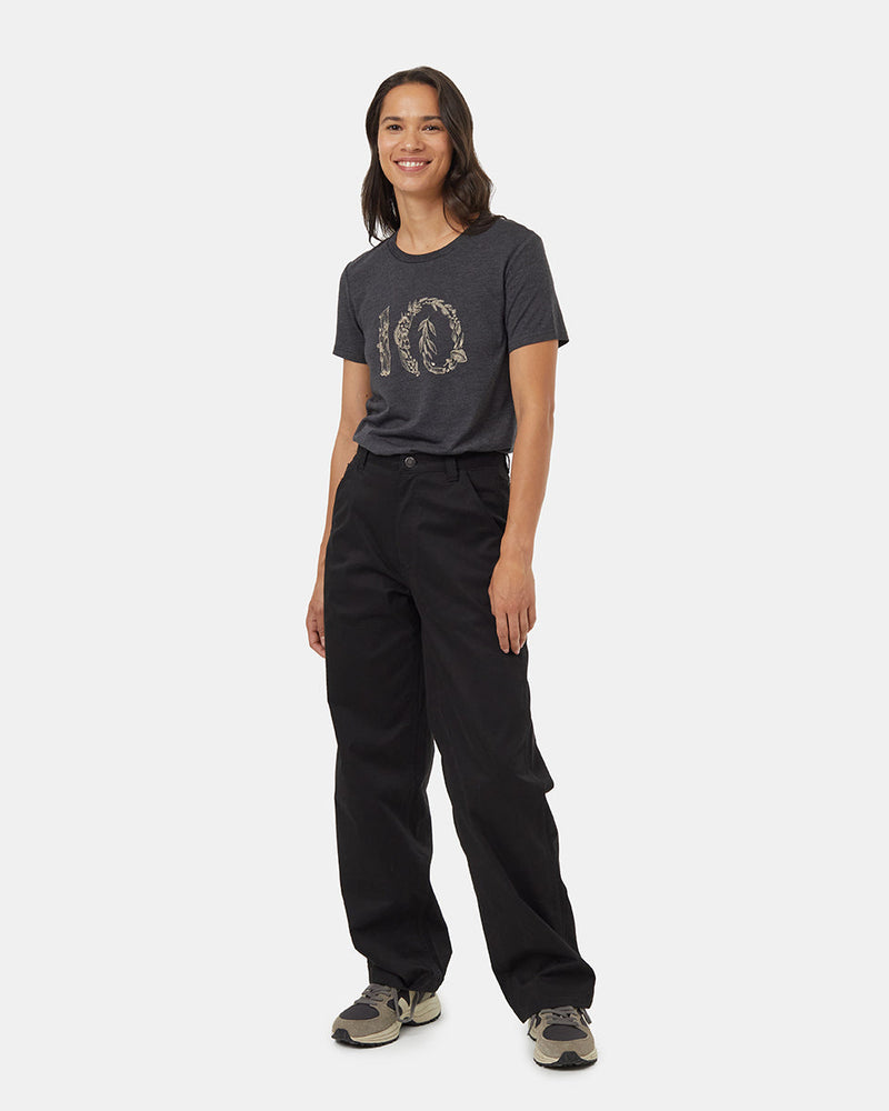 Black-Crew-Neck-Graphic-Shortsleeve-T-Shirt