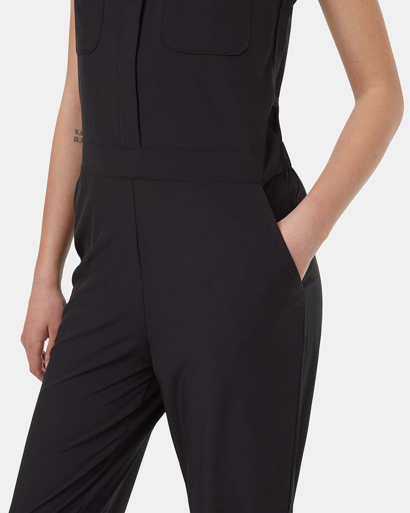 Black-Full-Length-Button-Front-Sleeveless-Jumpsuit