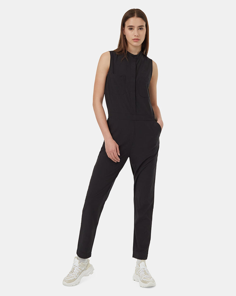Black-Full-Length-Button-Front-Sleeveless-Jumpsuit