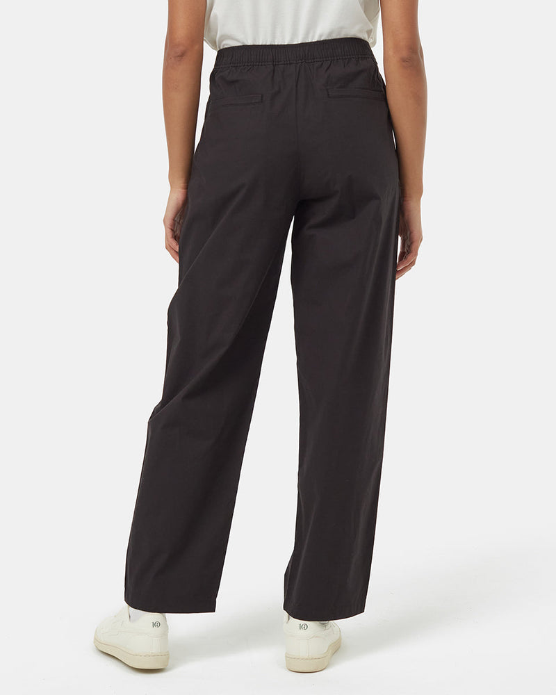 Black-Mid-Rise-Full-Length-Tapered-Pants