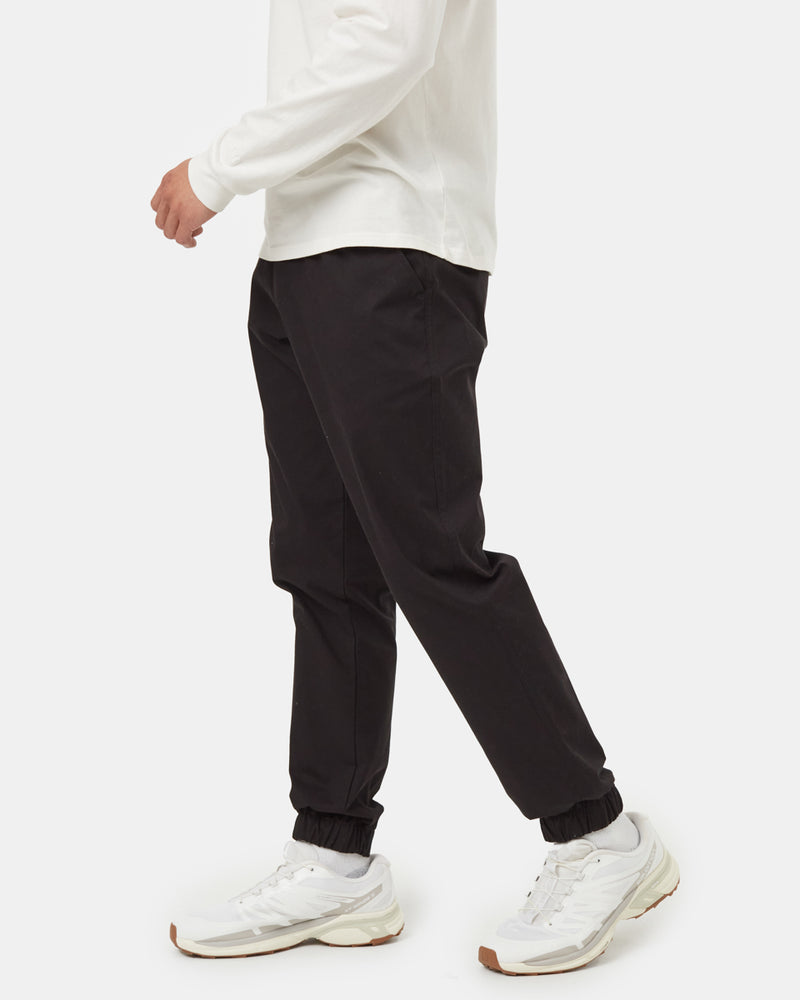 Black-Mid-Rise-Full-Length-Tapered-Sweatpants