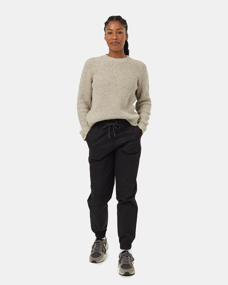 Black-Mid-Rise-Full-Length-Tapered-Sweatpants