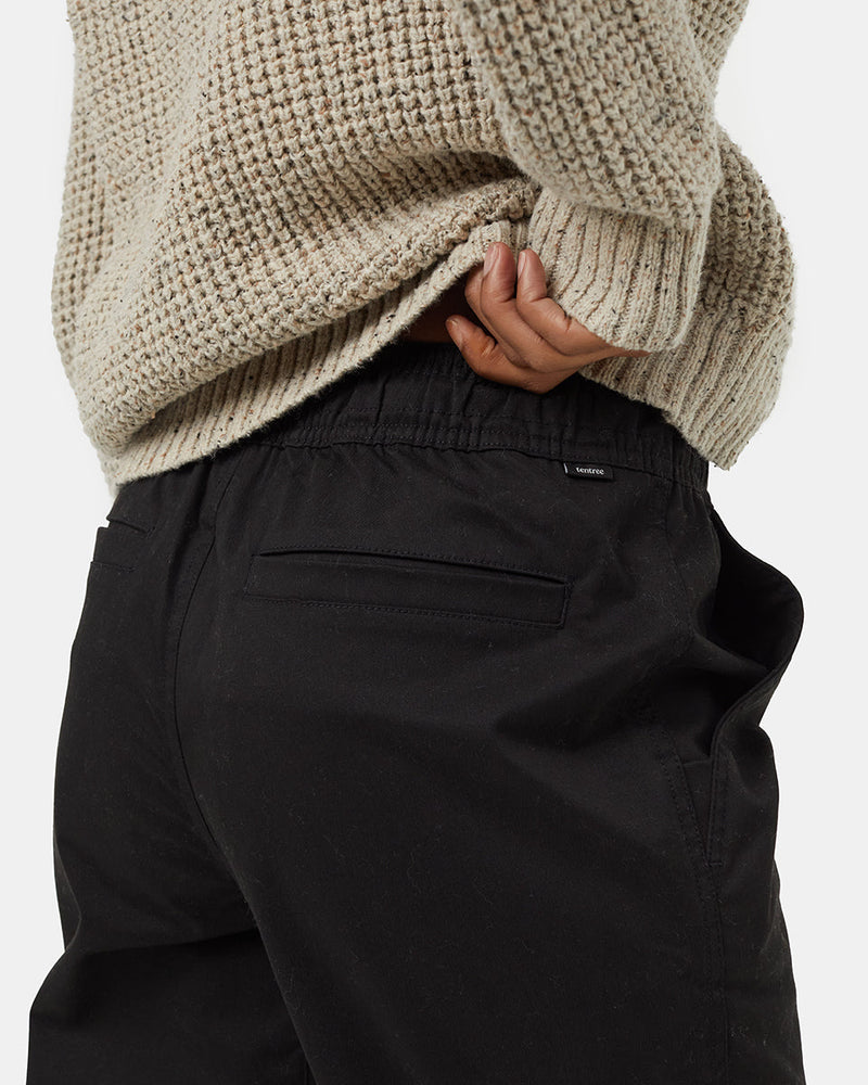 Black-Mid-Rise-Full-Length-Tapered-Sweatpants