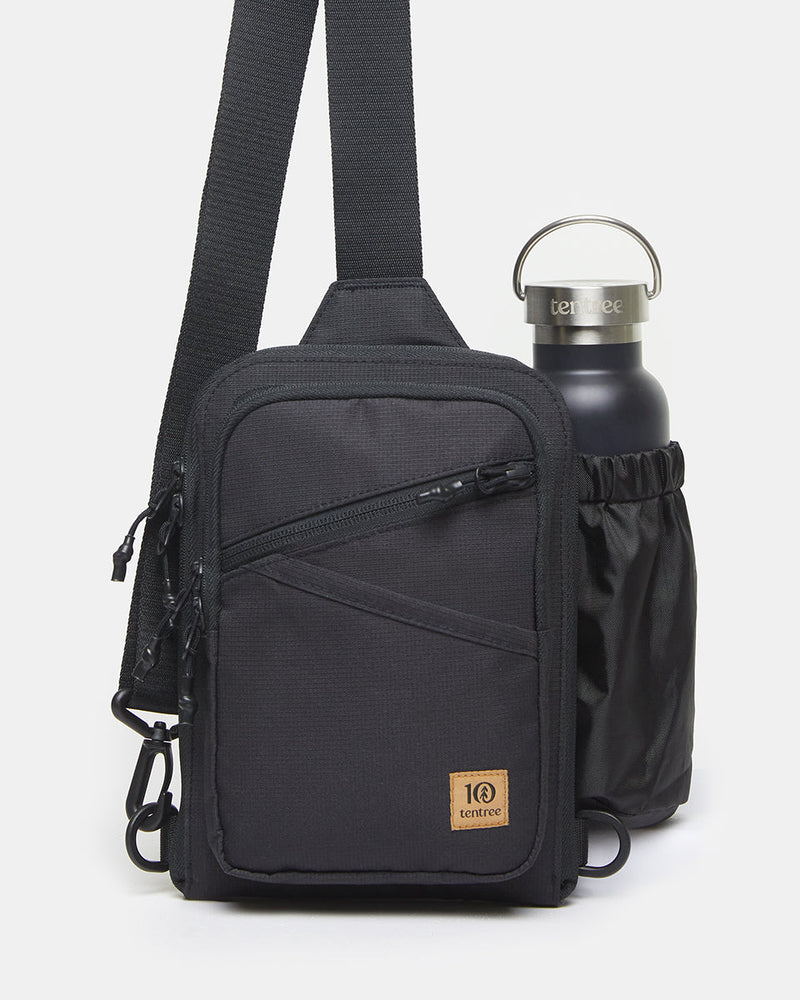 Black-Sustainable-Water-Repellent-Crossbody-Bag