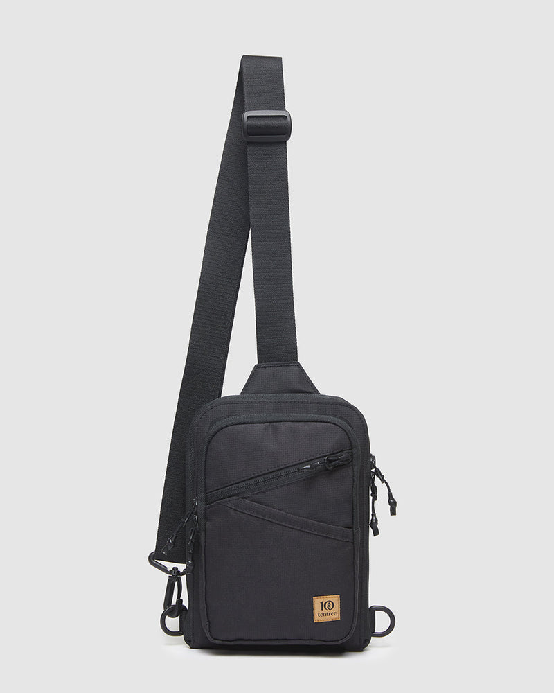 Black-Sustainable-Water-Repellent-Crossbody-Bag