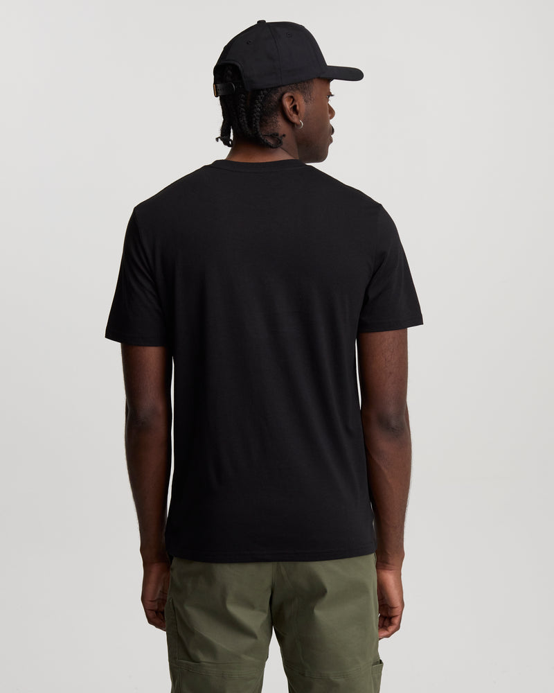 Black-Treeblend-Regular-Fit-Crew-Neck-T-shirt