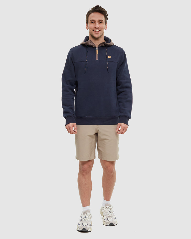 Blue-14-Zip-Fleece-Hoodie