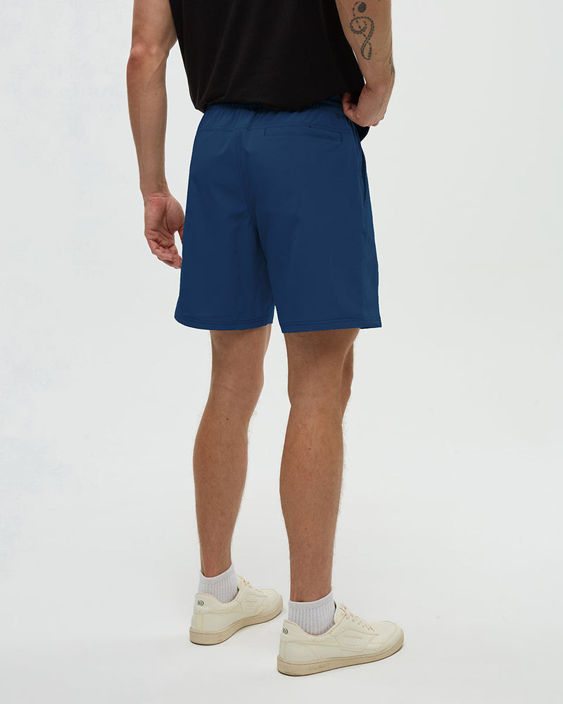 Blue-Adjustable-Active-Shorts