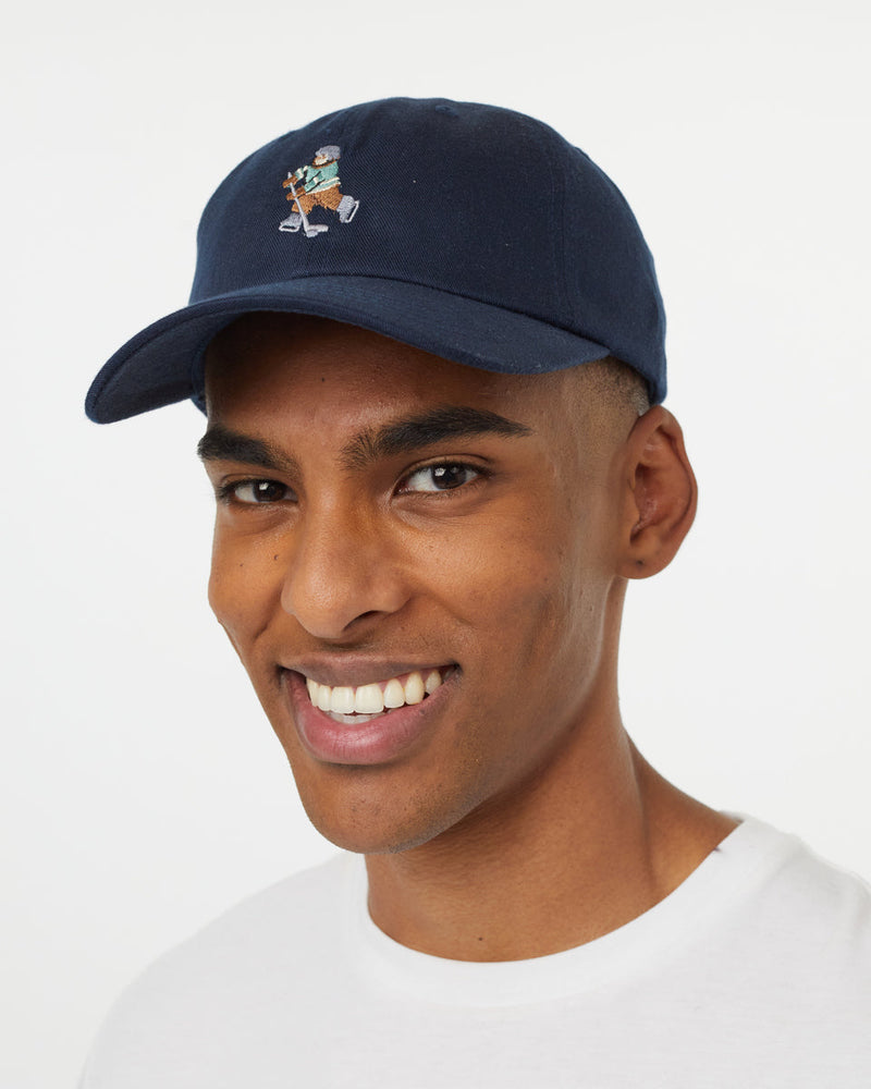 Blue-Adjustable-Graphic-Baseball-Cap