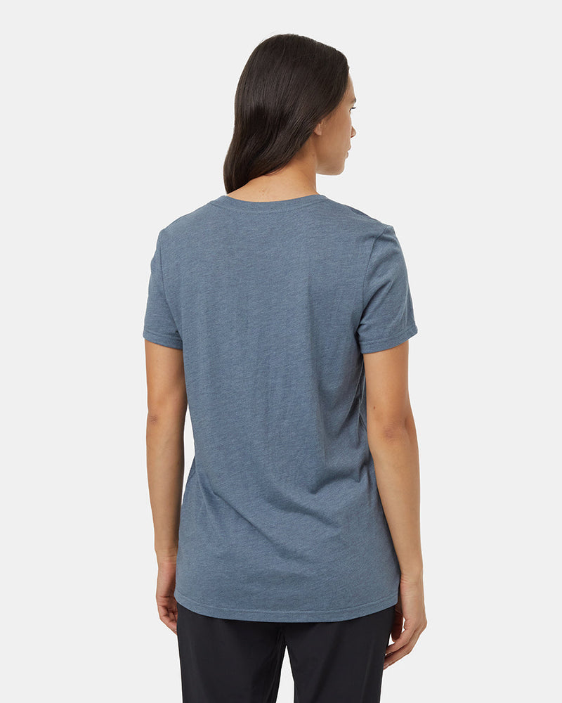 Blue-Crew-Neck-Graphic-Shortsleeve-T-Shirt
