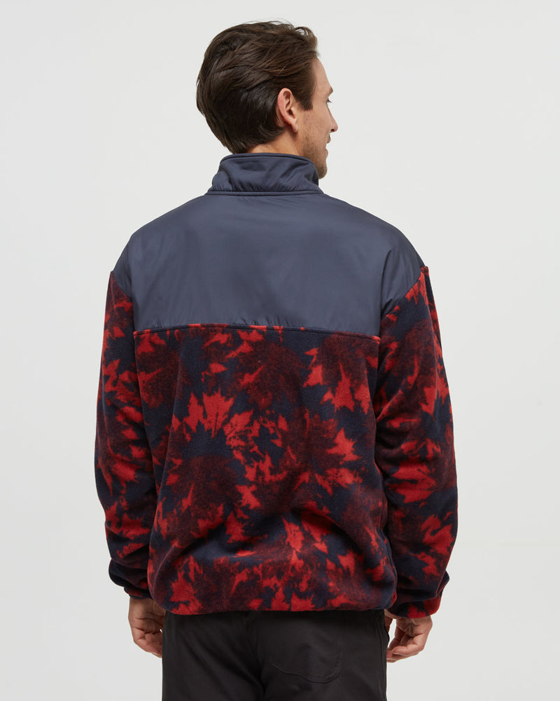 Blue-Quarter-Snap-MicroFleece-Sweatshirt