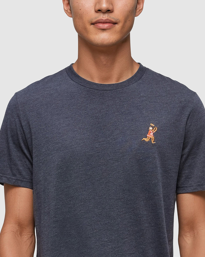 Blue-Regular-Fit-Embroidered-Graphic-T-Shirt