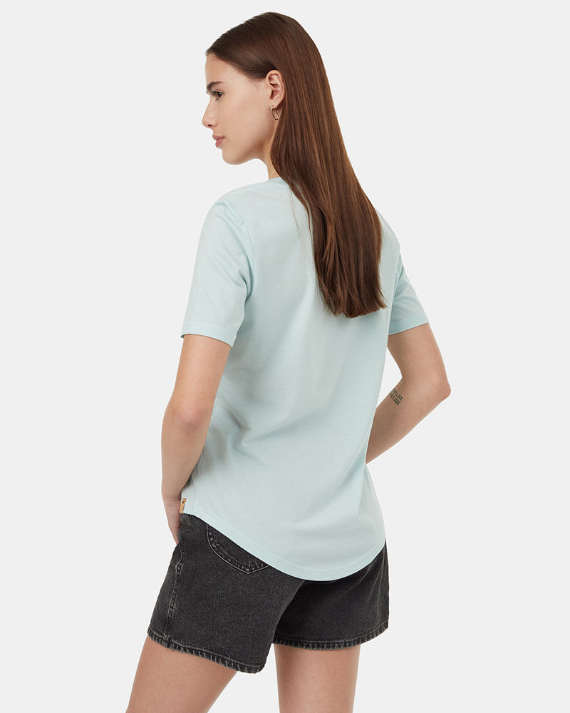 Blue-V-Neck-Short-Sleeve-T-Shirt