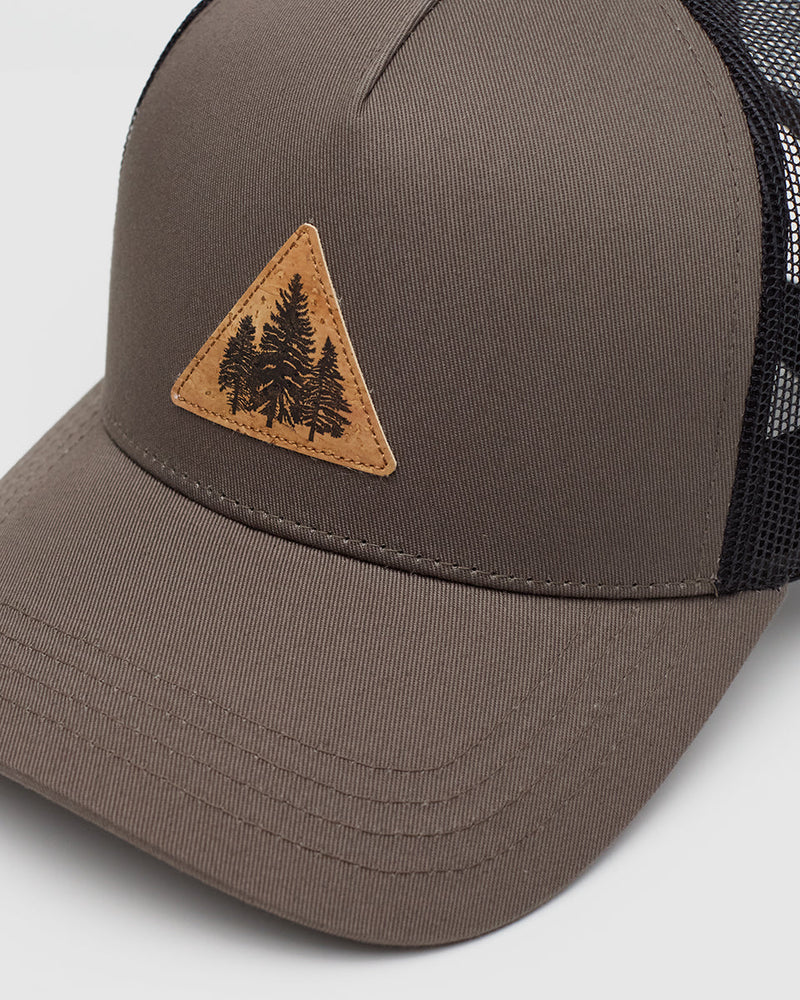 Brown-5-Panel-High-Profile-Baseball-Cap