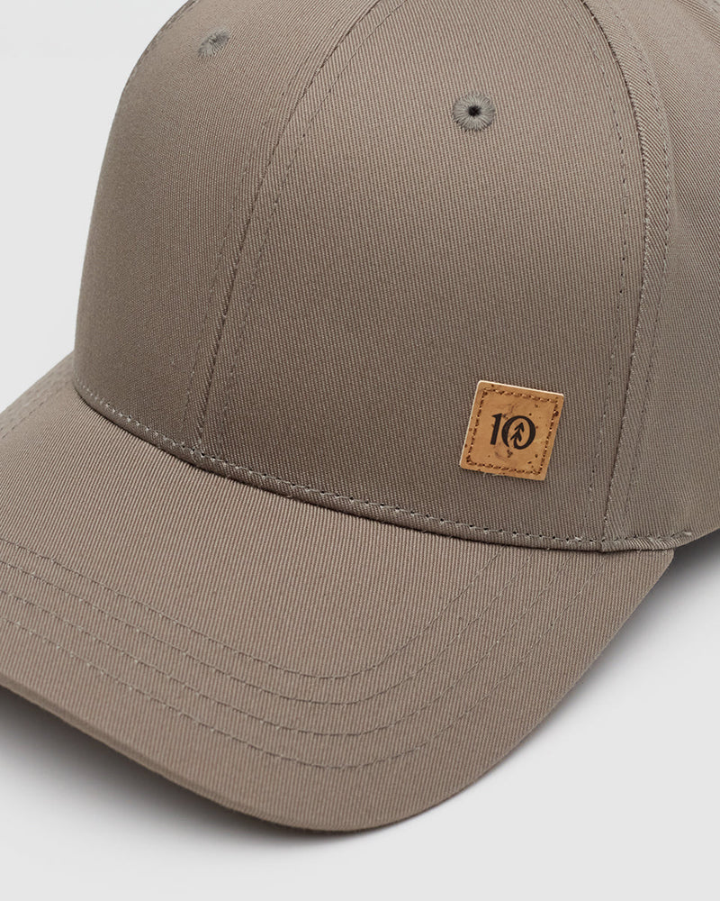 Brown-6-Panel-Medium-Profile-Baseball-Cap