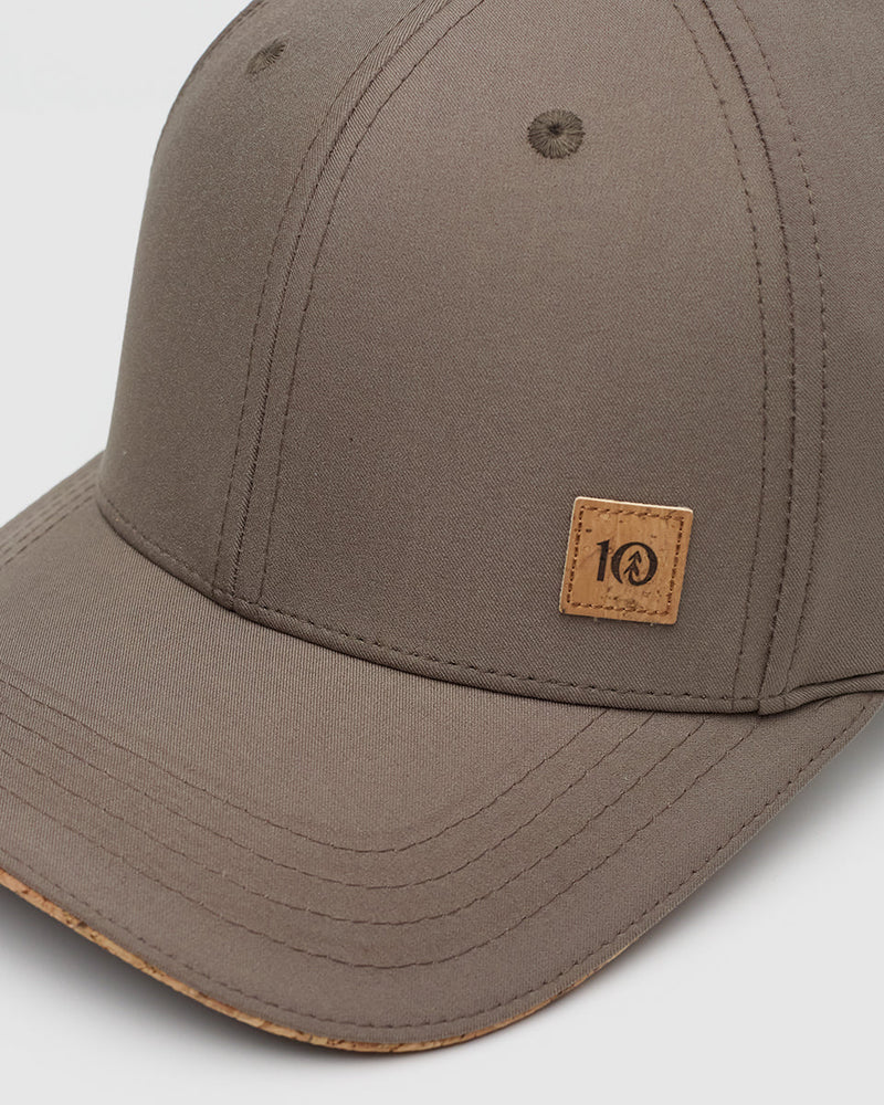 Brown-6-Panel-Medium-Profile-Baseball-Cap