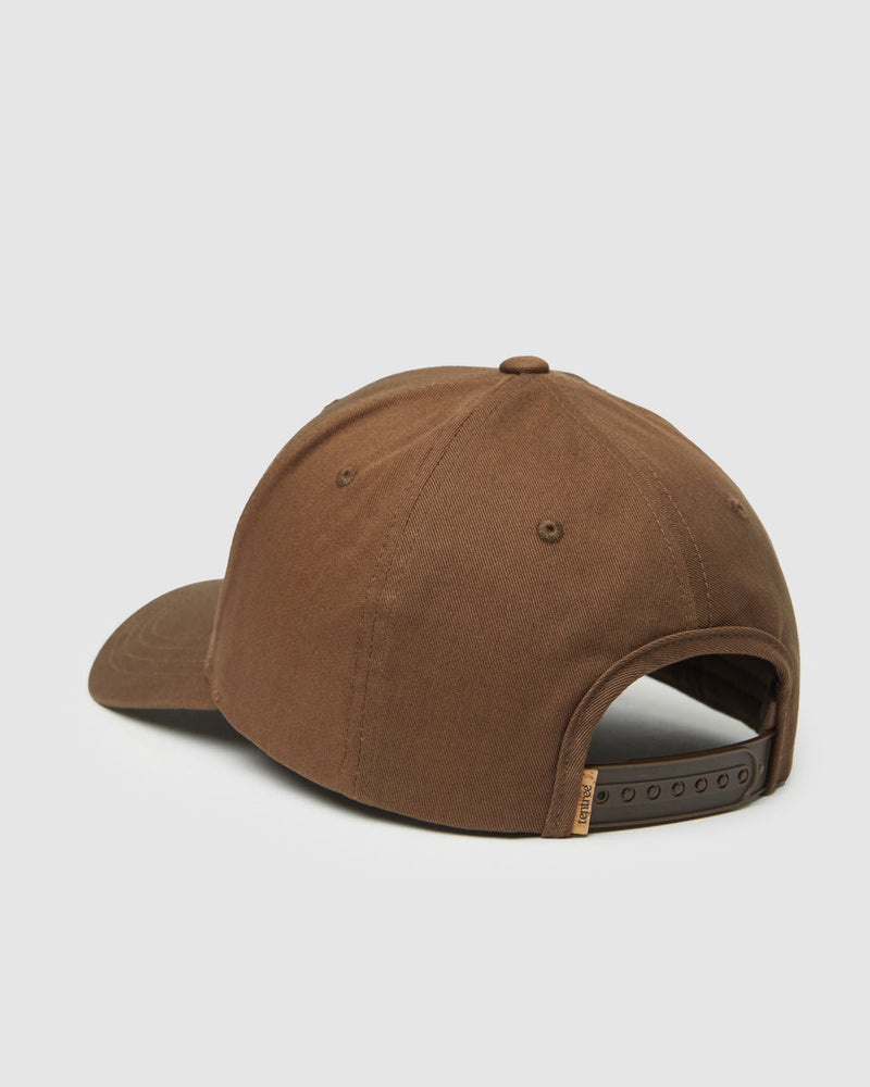 Brown-Adjustable-Organic-Cotton-Baseball-Cap
