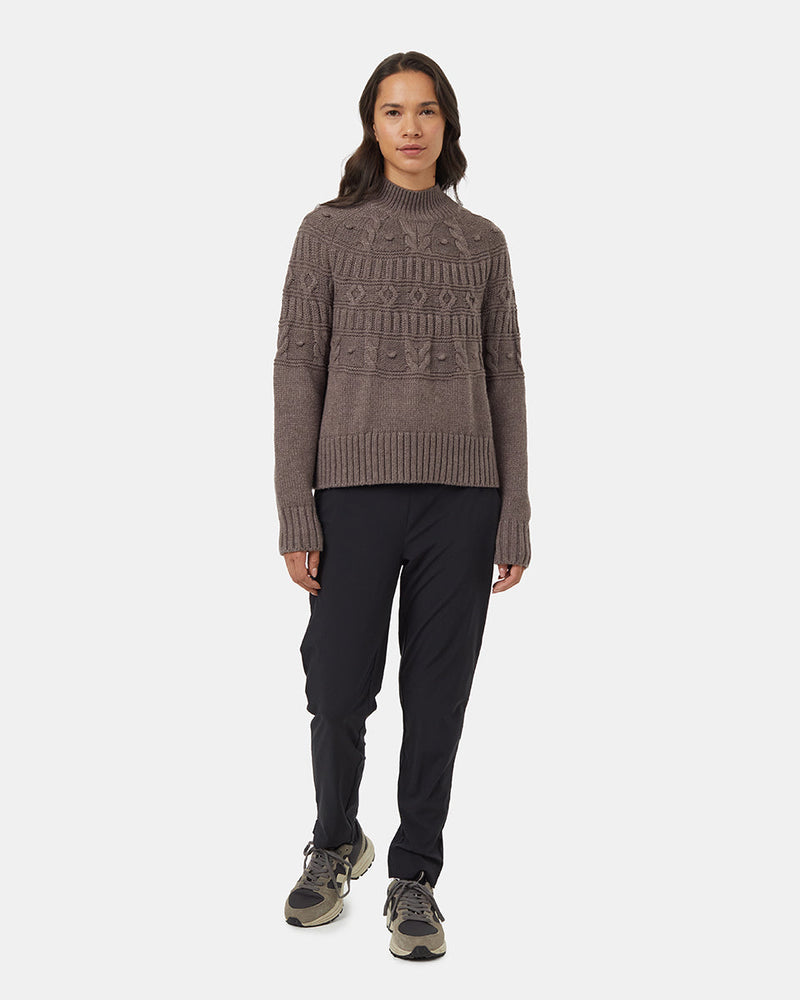 Brown-Eco-Friendly-Mock-Neck-Knit-Sweater