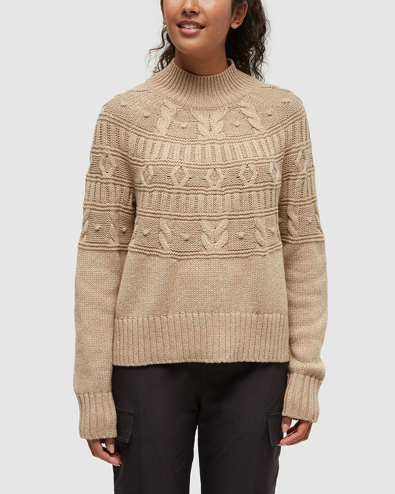 Brown-Eco-Friendly-Mock-Neck-Knit-Sweater