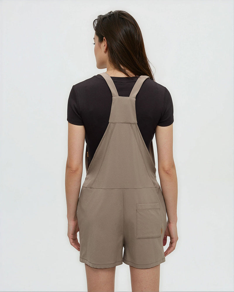 Brown-Mid-Rise-Wide-Jumpsuit
