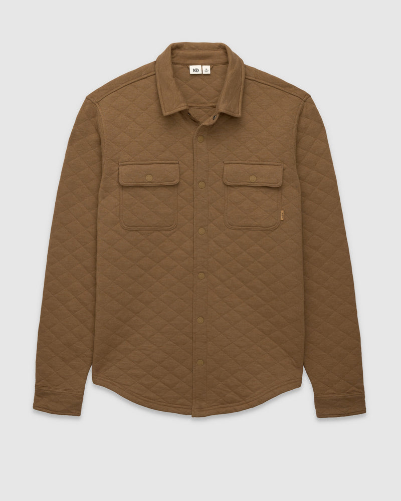 Brown-Quilt-Knit-Regular-Fit-Set-in-Shirt