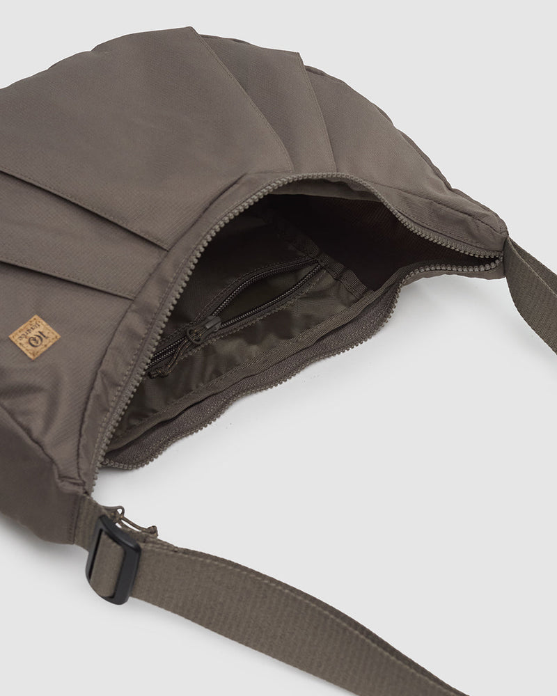 Brown-Recycled-Adjustable-Cross-Body-Bag