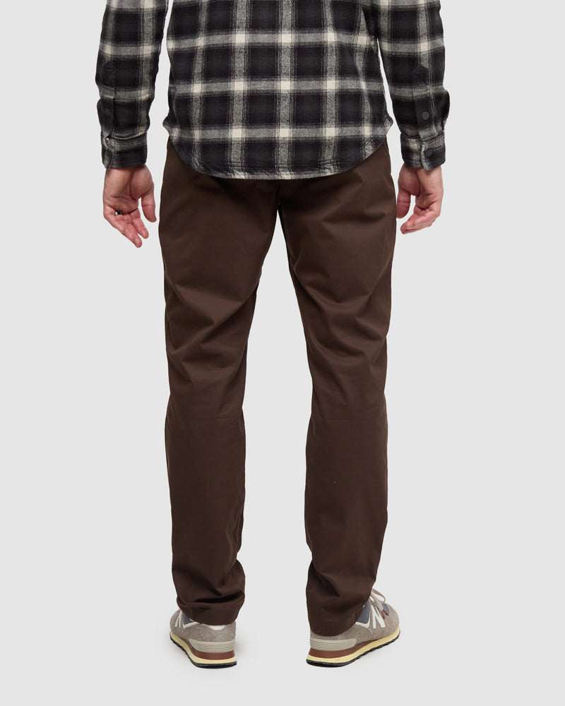 Brown-Regular-Mid-Rise-Straight-TechBlend-Pant