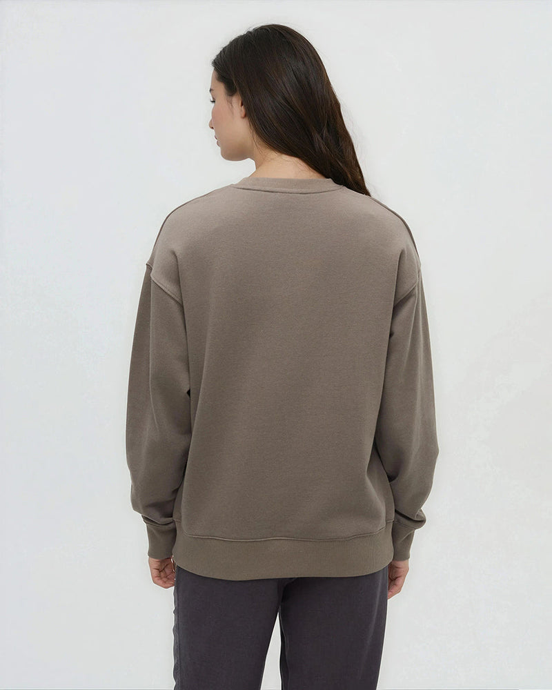 Brown-Relaxed-Graphic-Crew-Neck-Sweatshirt