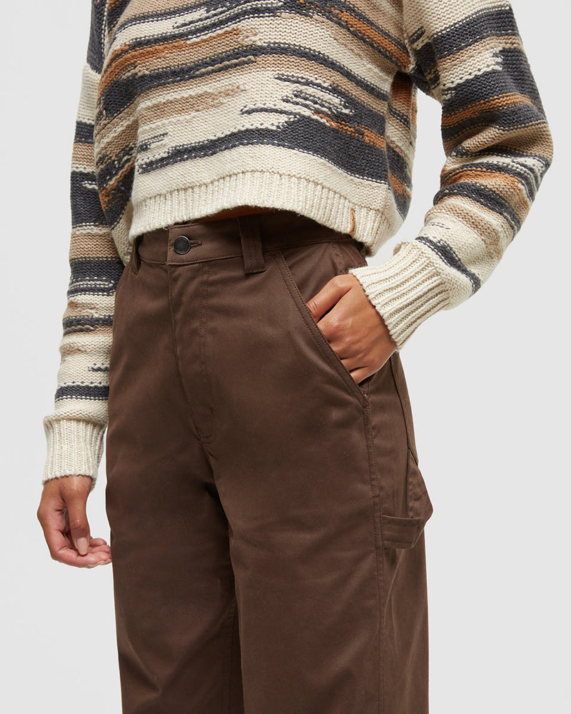 Brown-TechBlend-Carpenter-Pant