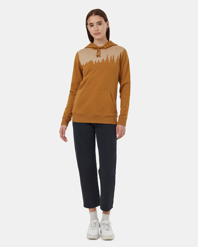 Brown-Womens-Graphic-Pullover-Hoodie