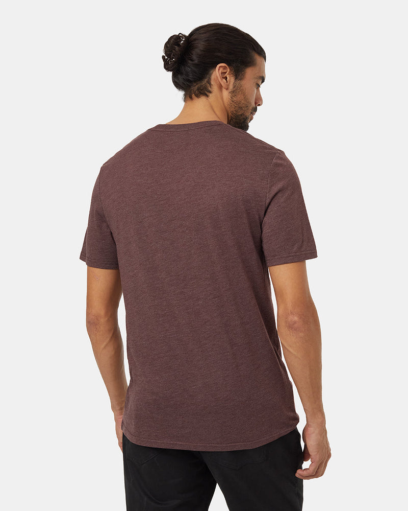Burgundy-Crew-Neck-Graphic-Shortsleeve-T-Shirt