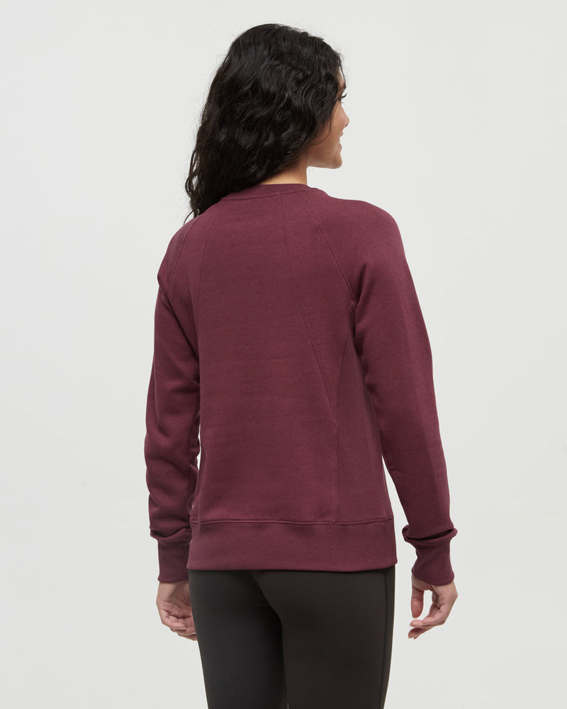 Burgundy-Regular-Fit-Rib-Panel-Raglan-Crew