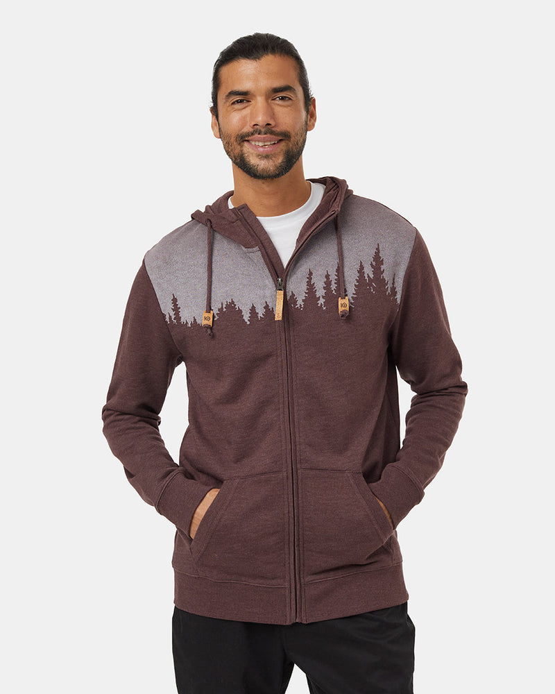 Burgundy-Tree-Graphic-Pullover-Hoodie