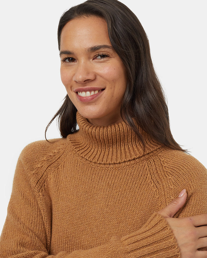 Camel-Women_s-Ribbed-Wool-Turtleneck
