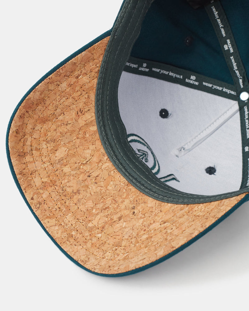 Green-Adjustable-Cork-Baseball-Cap
