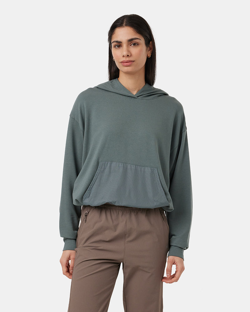 Green-Contrast-Details-Oversized-Hoodie