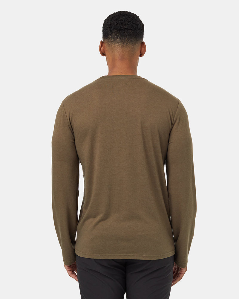 Green-Crew-Neck-Graphic-Longsleeve-T-Shirt