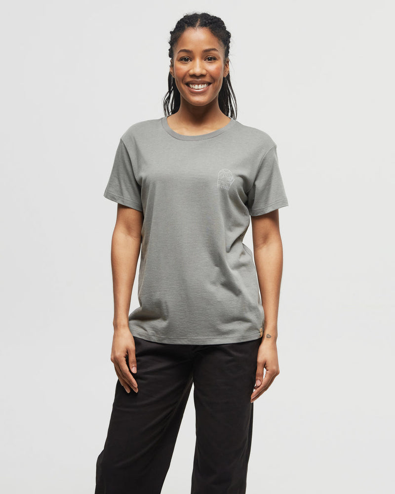 Green-Crew-Neck-Graphic-Shortsleeve-T-Shirt