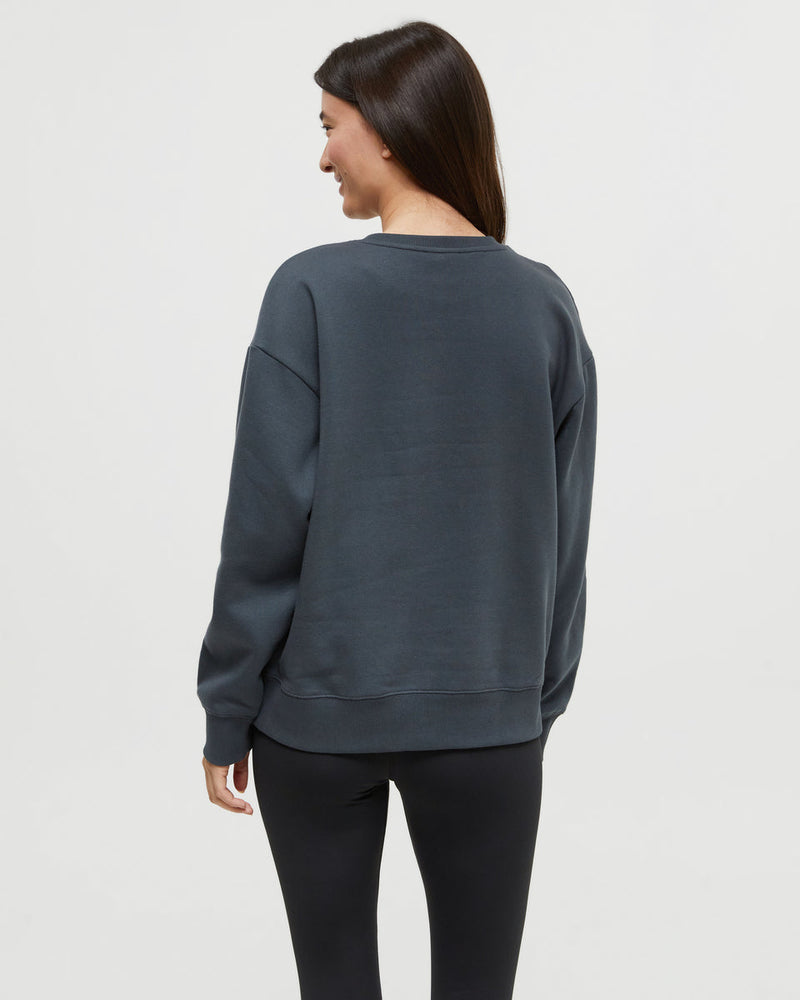 Green-Crew-Neck-Graphic-Sweatershirt