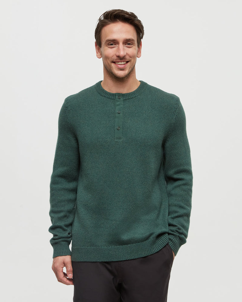 Green-Eco-Friendly-Button-Sweater