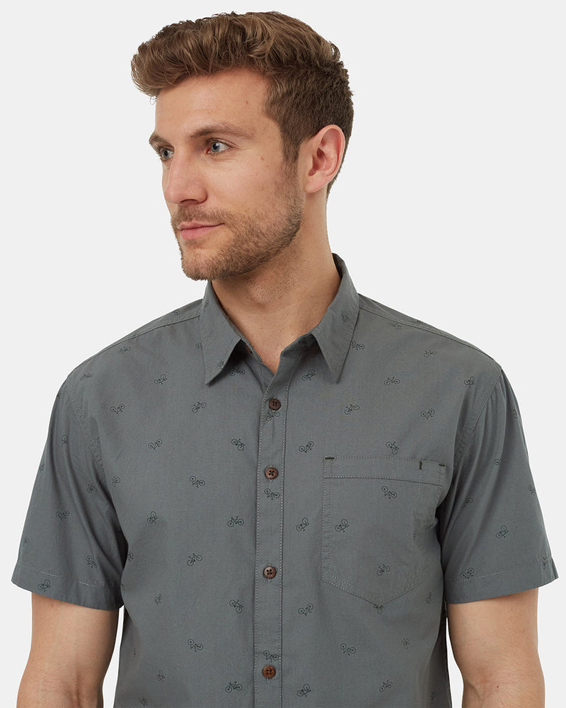 Green-Mens-Button-Up-Shirt