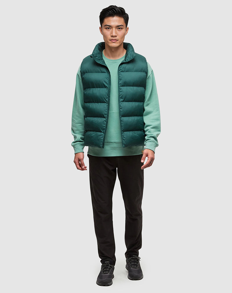 Green-Mens-Recycled-Polyester-Insulated-Puffer-Vest
