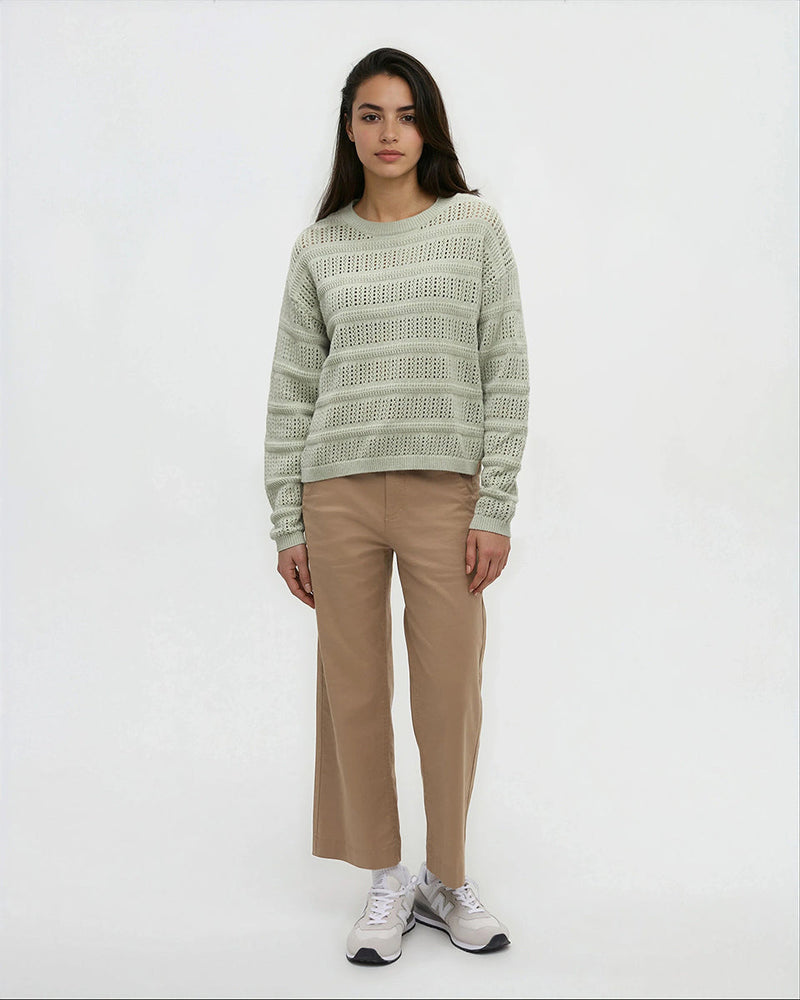 Green-Organic-Cotton-Relaxed-Woven-Sweater