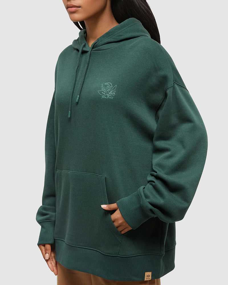 Green-Oversize-Printed-Graphic-Logo-Hoodie