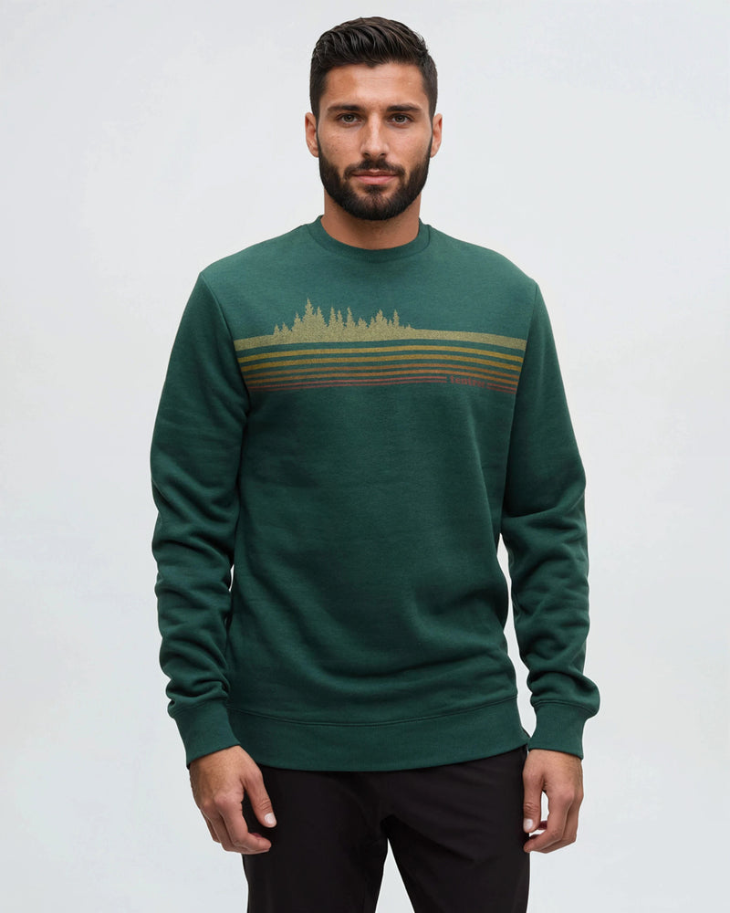 Green-Printed-Graphic-TreeFleece-Crew