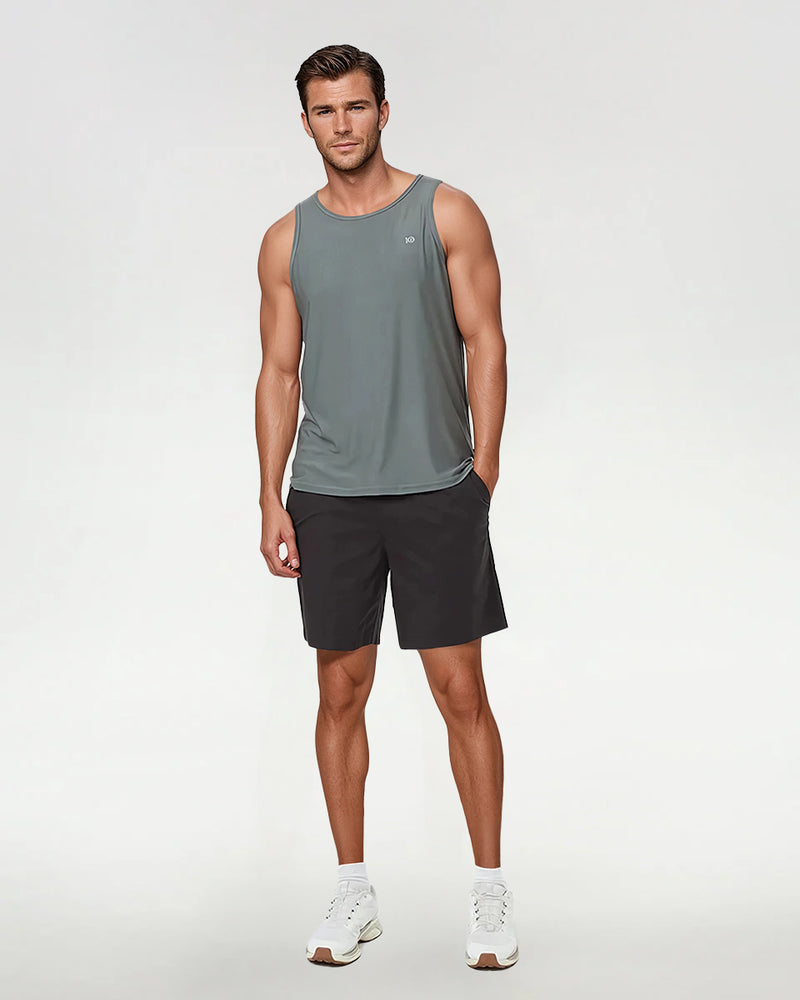 Green-Quick-dry-Scoop-Neck-Lightweight-Tank