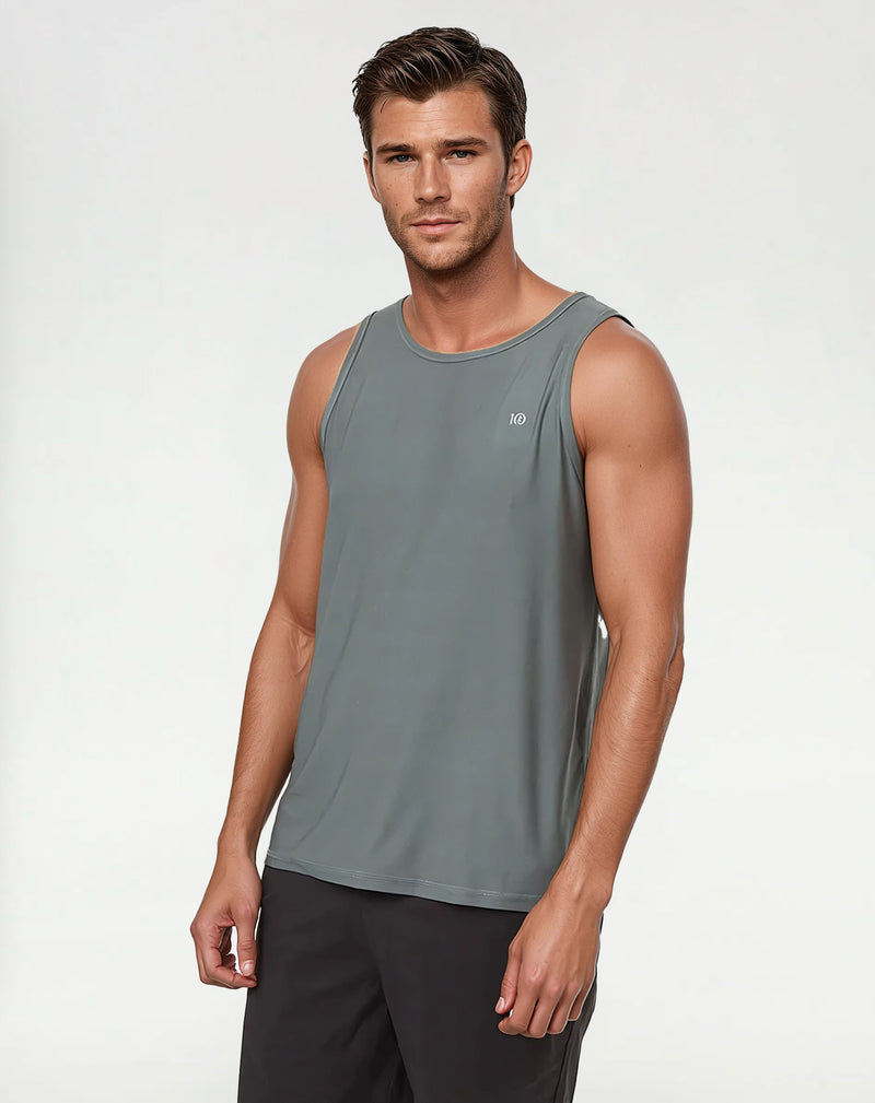 Green-Quick-dry-Scoop-Neck-Lightweight-Tank